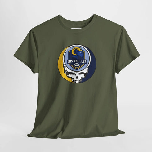 Grateful Dead - Los Angeles Rams Grateful Dead Steal Your Face T-Shirt - NFL - StealieShop